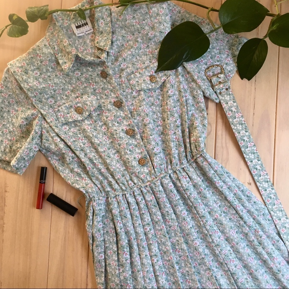 Vintage Floral Dress